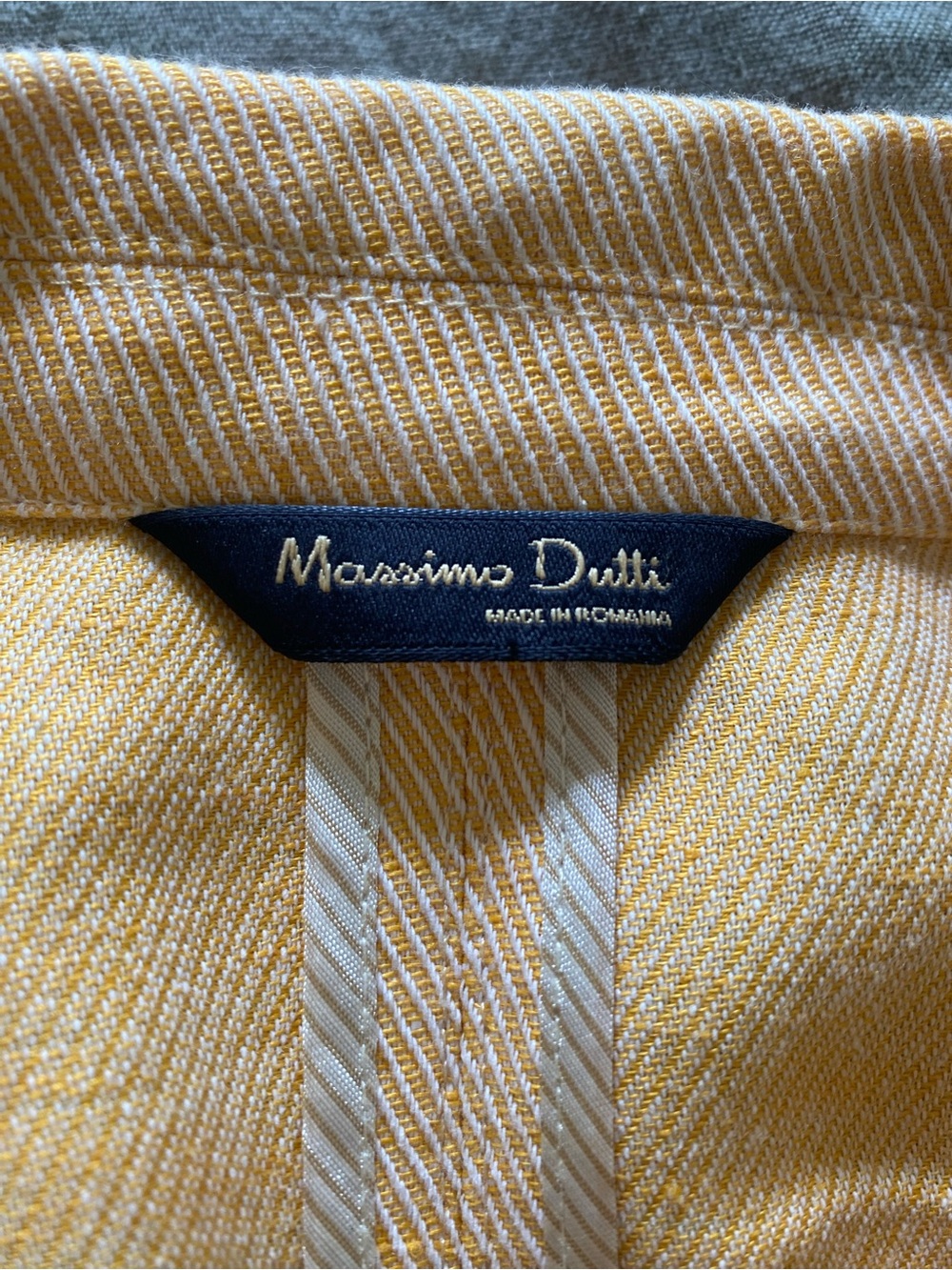 Massimo Dutti Light Creamsicle Single-Button Blazer - Picture 3 of 7